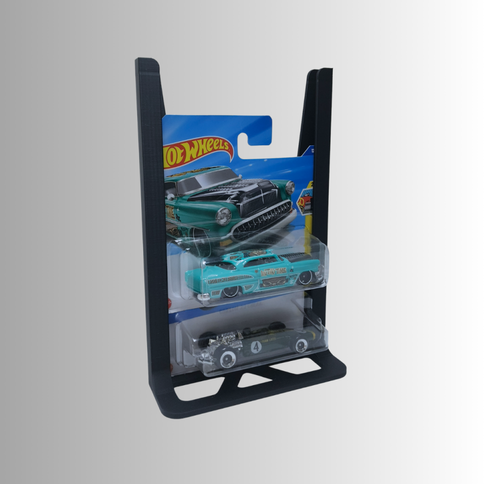 Paketli Hot Wheels & Model Araba Sergileme Standı - 3D Baskı Kartlı Tutucu